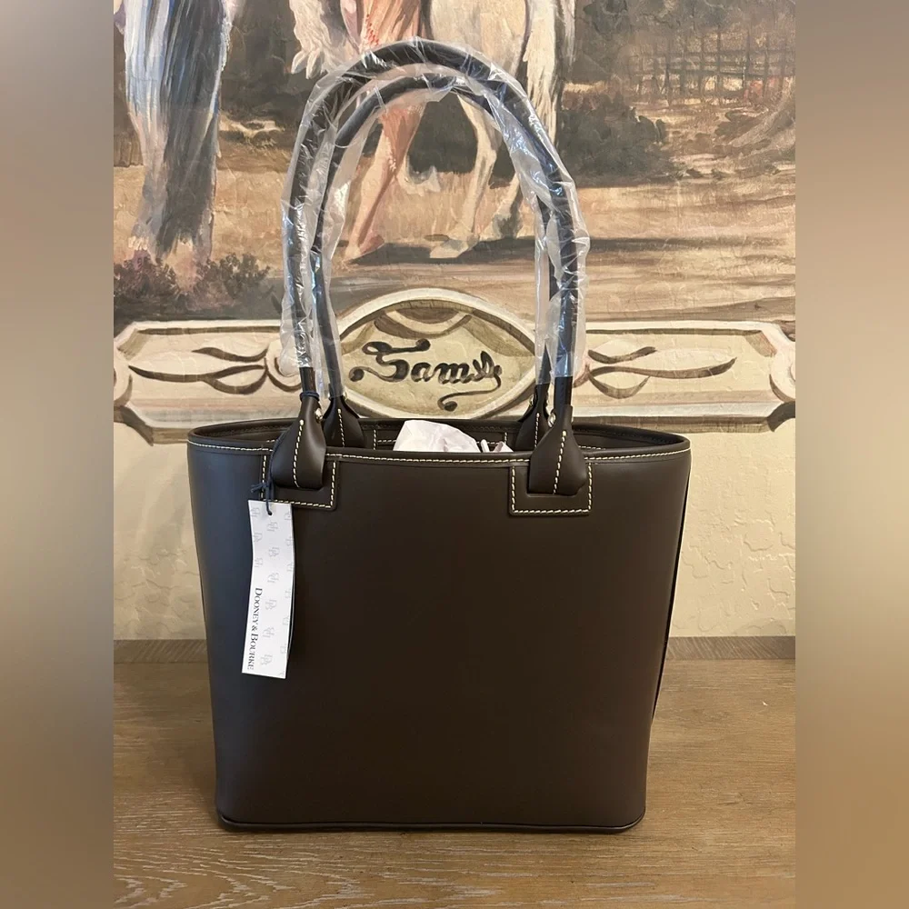 Dooney & Bourke Brown Tote Bag NWOT - Picture 2 of 6